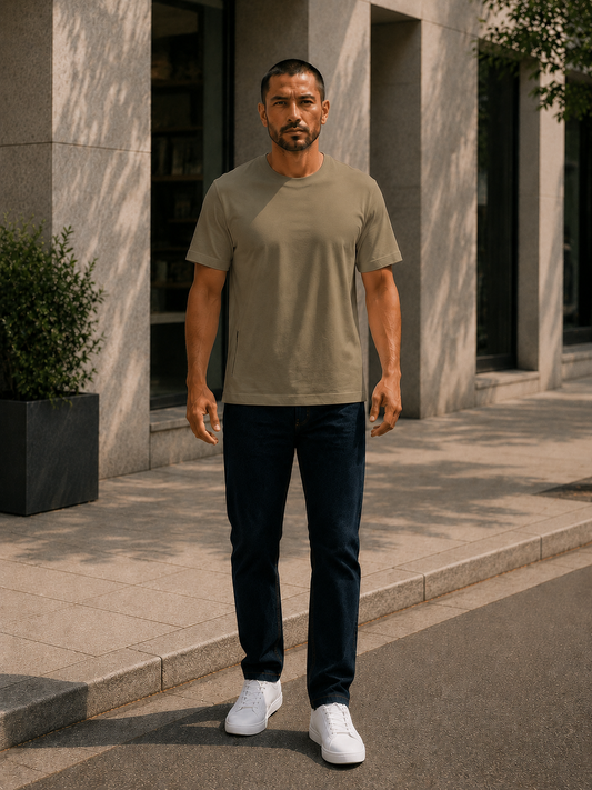 T-shirt à double poche V.1 - Kaki