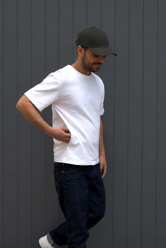 T-shirt à double poche V.1 - Blanc