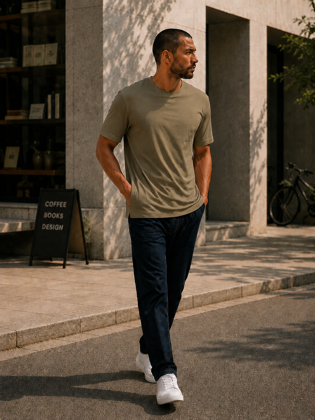 T-shirt à double poche V.1 - Kaki